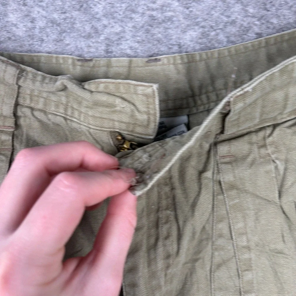 Ash Creek Trading Cargo Shorts Mens‎ 34 Green Utility Gorpcore Hiking Outdoor